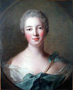 Madame de Pompadour ritratta nel 1748 da Jean-Marc Nattier. 