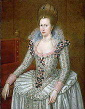 Anna di Danimarca da John de Critz (1605).
