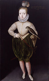 Jacques bambino, dopo un ritratto di Arnold Bronckorst 1574. 