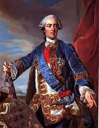 Ritratto di Luigi XV di Charles-André van Loo. 