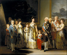 La famiglia di Carlo IV, 1800-1, di Francisco Goya, Museo del Prado, Madrid.