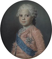 Ritratto del giovane Luigi, conte di Provenza 