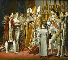 Le nozze al Louvre. Dipinto di Georges Rouget, 1810. 