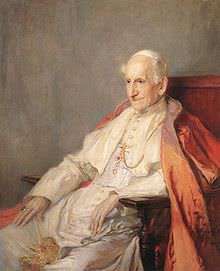 Dipinto raffigurante papa Leone XIII. 