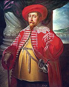 Gustavo II Adolfo, re di Svezia, in abiti da nobile polacco. 
