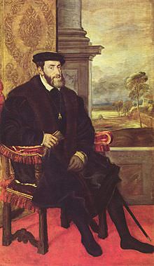 Ritratto eseguito dal Tiziano poco prima dell'abdicazione (1548)